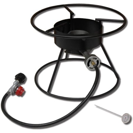 KING KOOKER Outdoor Cooker, Propane, 12" tall, 54K BTU, 17" Top Ring 110-17PKT